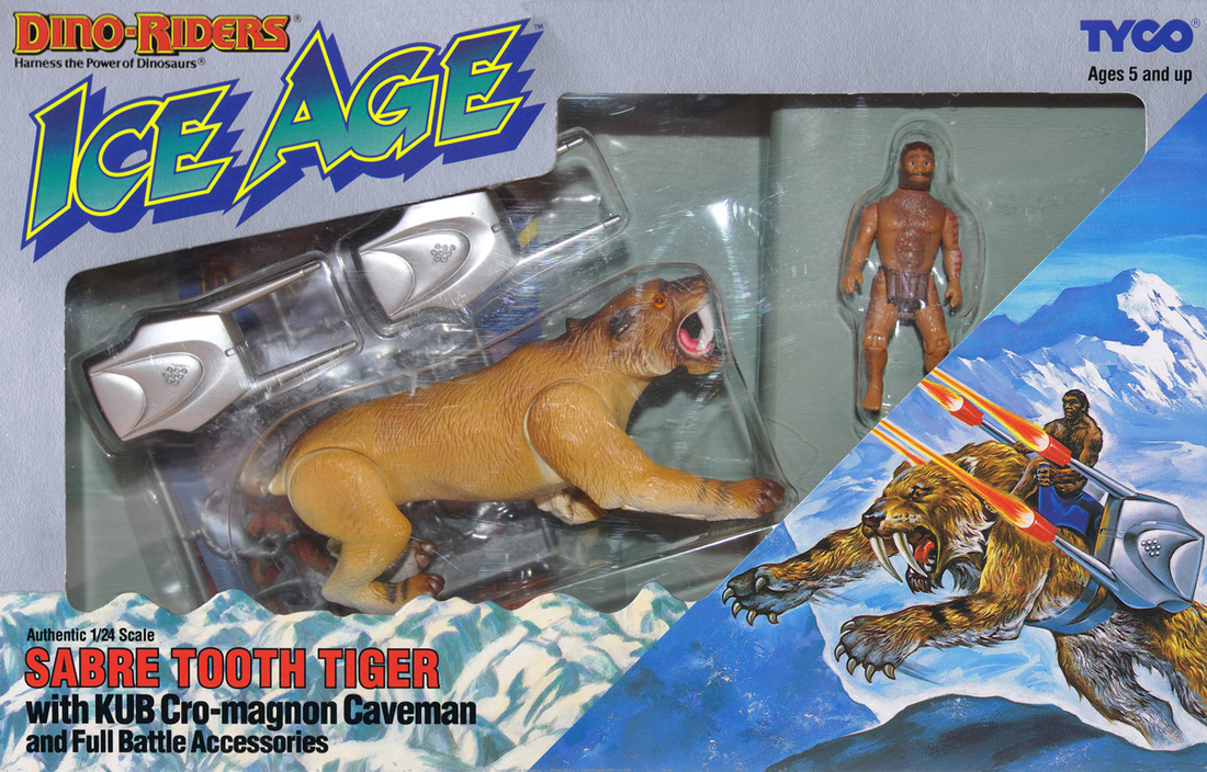 Dino Riders Ice Age Sabre Tooth Tiger