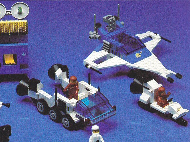 Lego Espace - 6890 - Cosmic Cruiser - Publicité Carrefour 1982