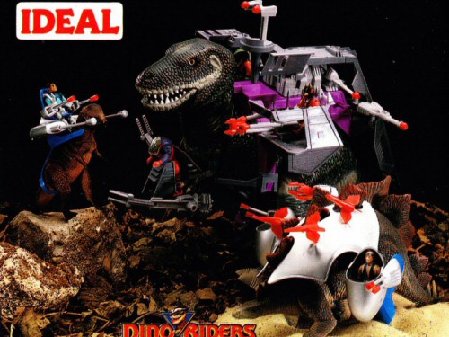 Dino Riders Stégosaure - publicité catalogue BHV 1989