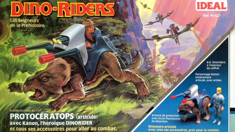 Dino-Riders Protocératops avec Kanon