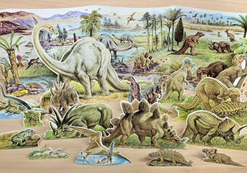 Le Journal de Mickey 1985 - Le diorama dinosaures