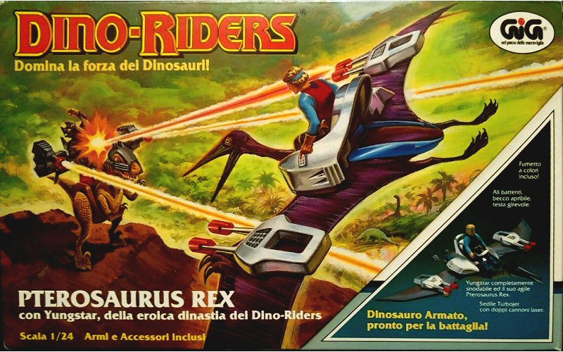 Dino-Riders Quetzalcoatlus boite Italie