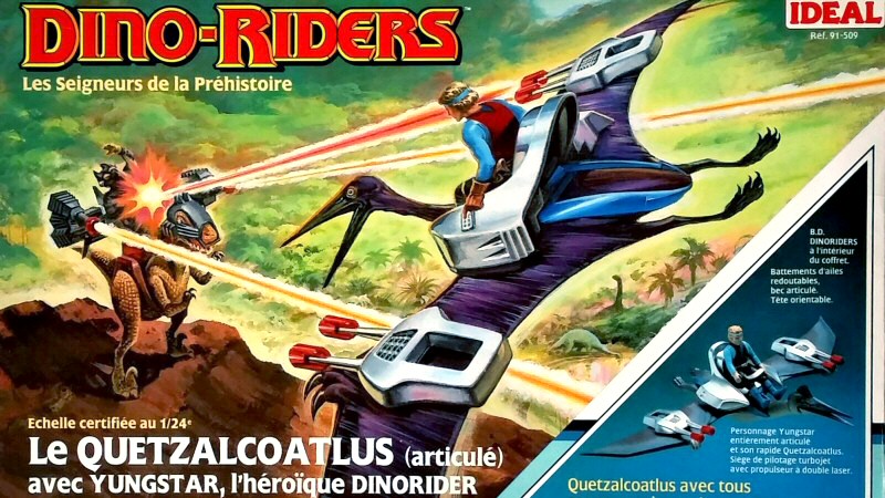 Dino-Riders Quetzalcoatlus avec Yungstar