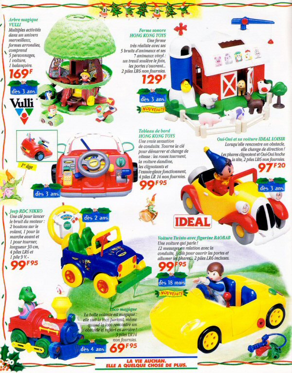 Publicité Auchan 1997 - Ideal - Oui Oui