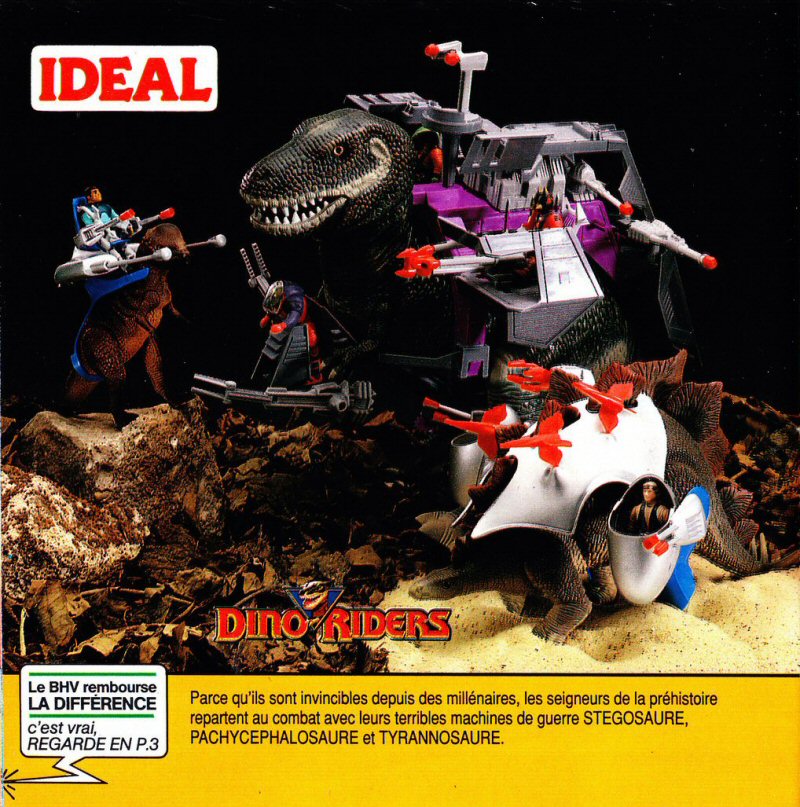 Publicité catalogue BHV 1989 - Dino-Riders Ideal