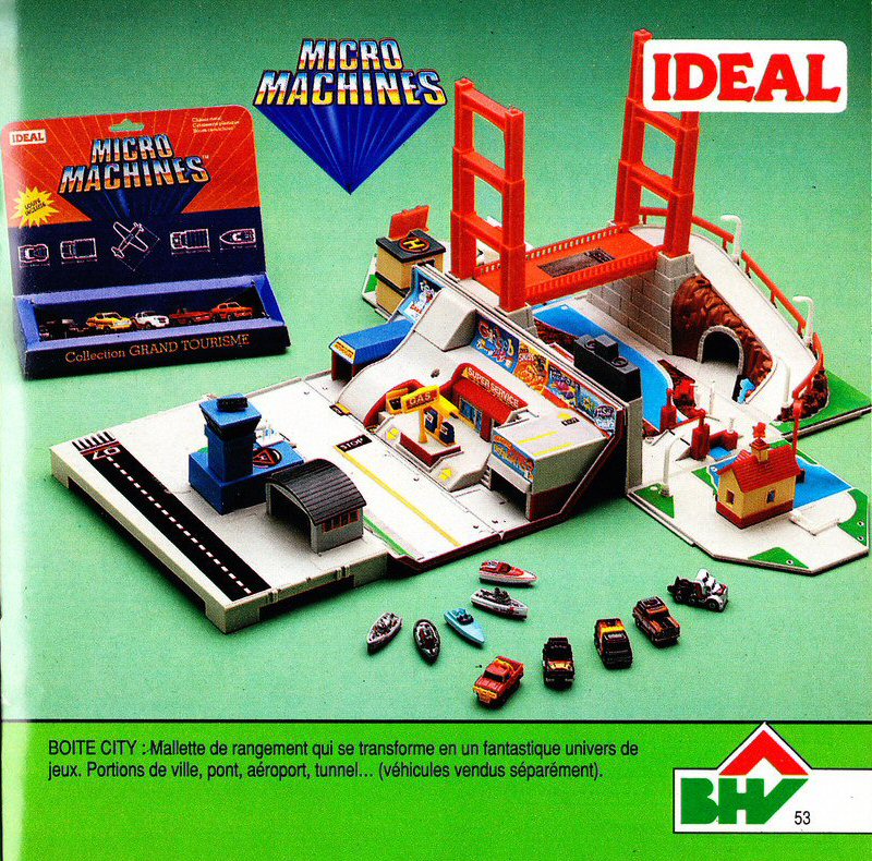 Publicité catalogue BHV 1989 - Micro Machines Ideal