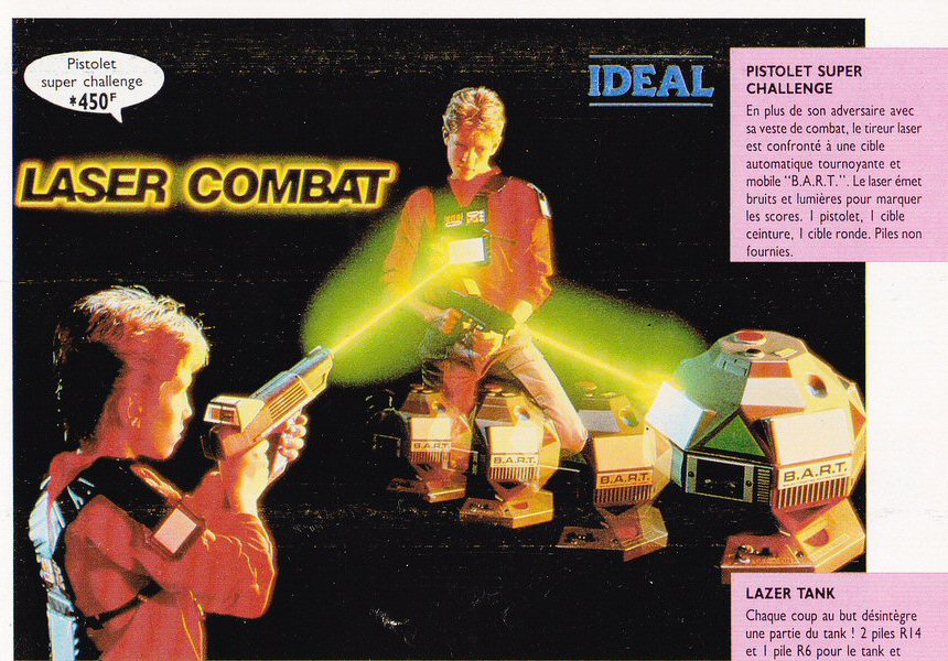 Publicité catalogue Joué Club 1987 - Laser Combat Ideal