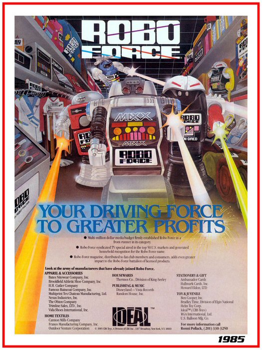 Publicité catalogue BHV 1986 - Robo Force Maxx Steele Ideal