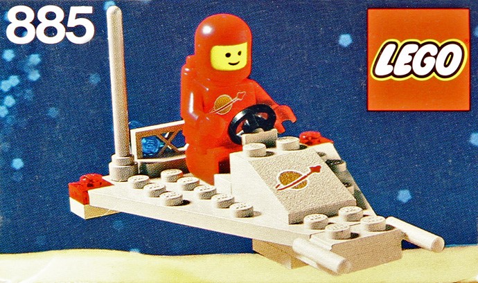 Lego Espace - 885 Space Scooter