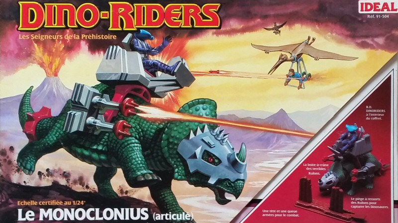 Dino-Riders Monoclonius avec Mako