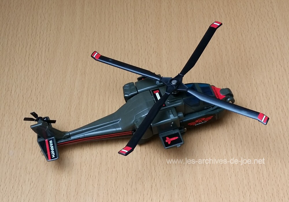 Super Gobots Warpath -  mode hélicoptère