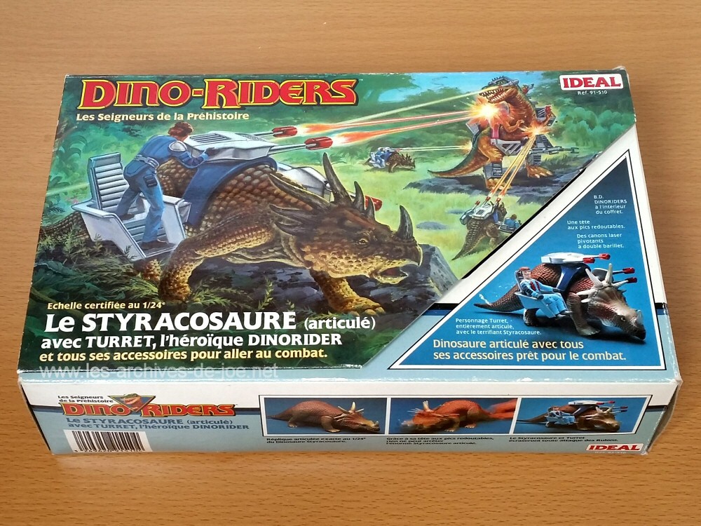Dino-Riders Styracosaure avec Turret