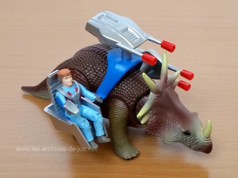 Dino-Riders  Styracosaure avec Turret