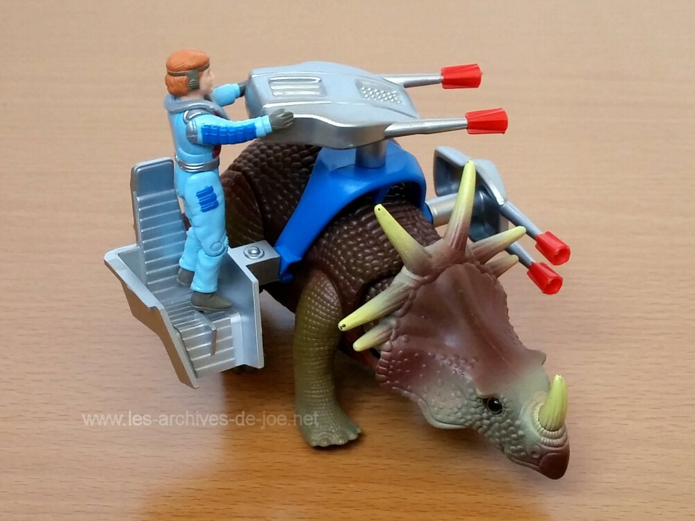 Dino-Riders Styracosaure avec Turret