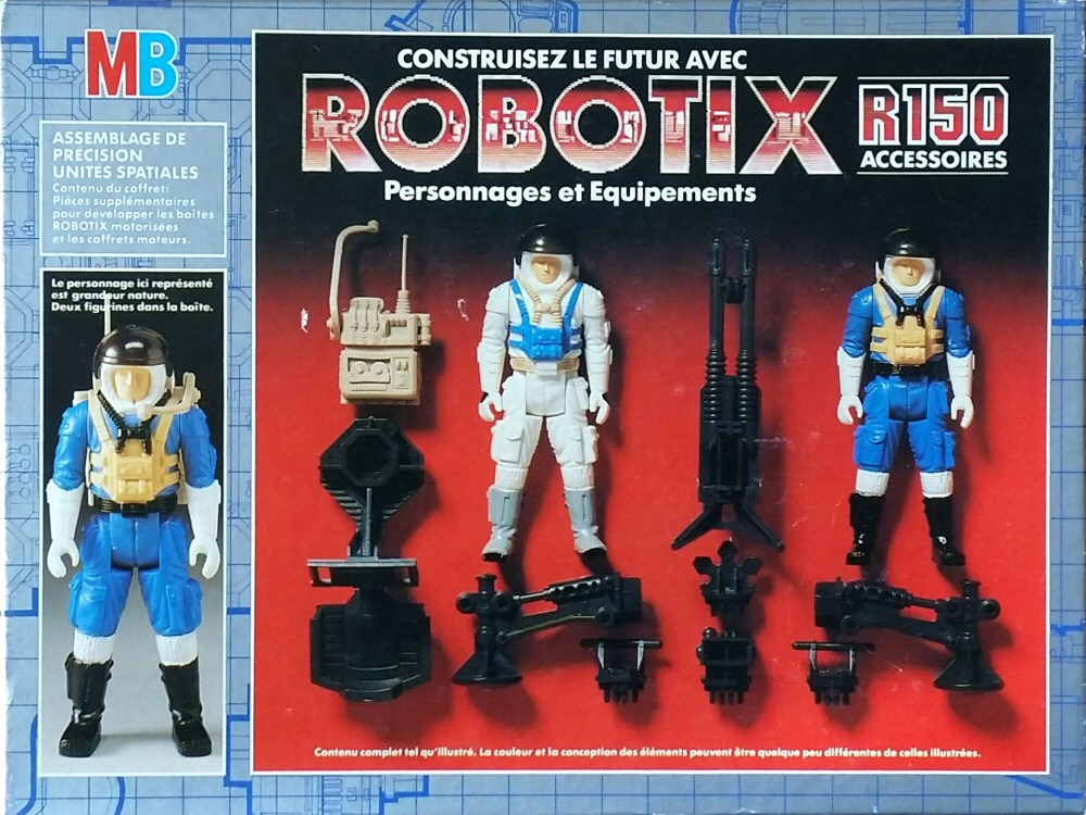 Robotix R150 : Personnages et équipements