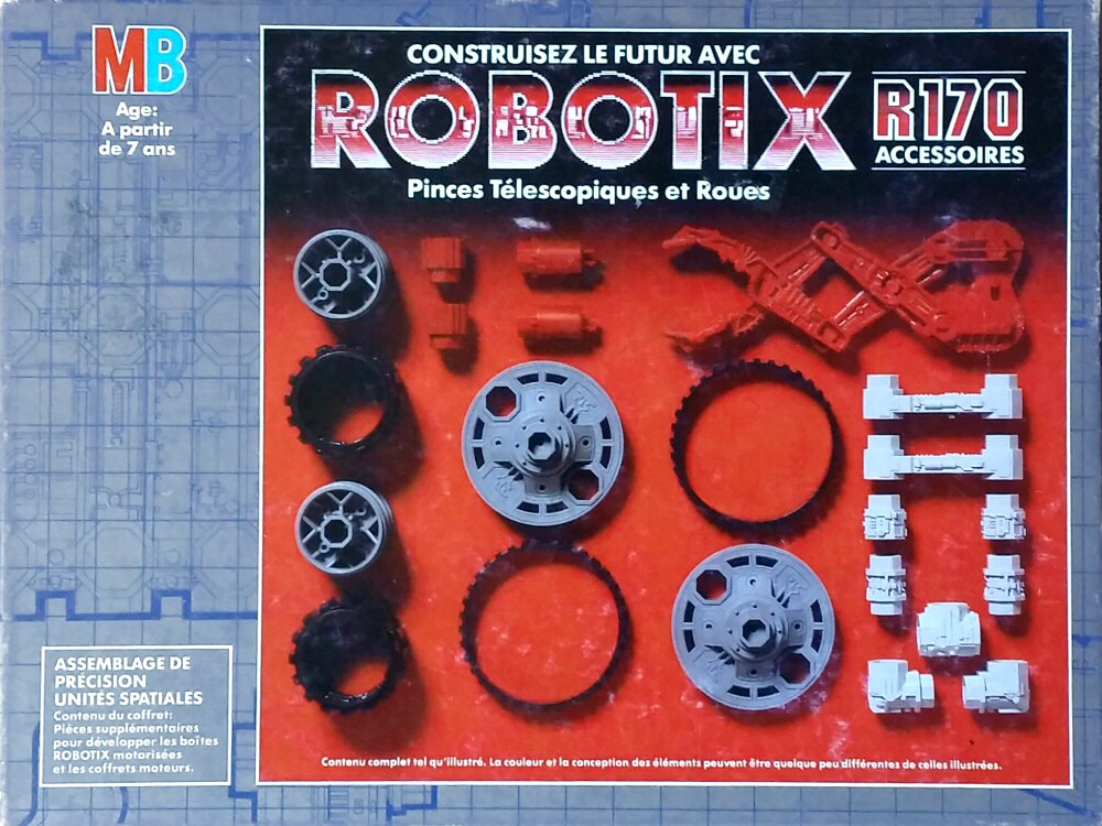 Robotix R170 : Accessoires Pinces télescopiques et roues
