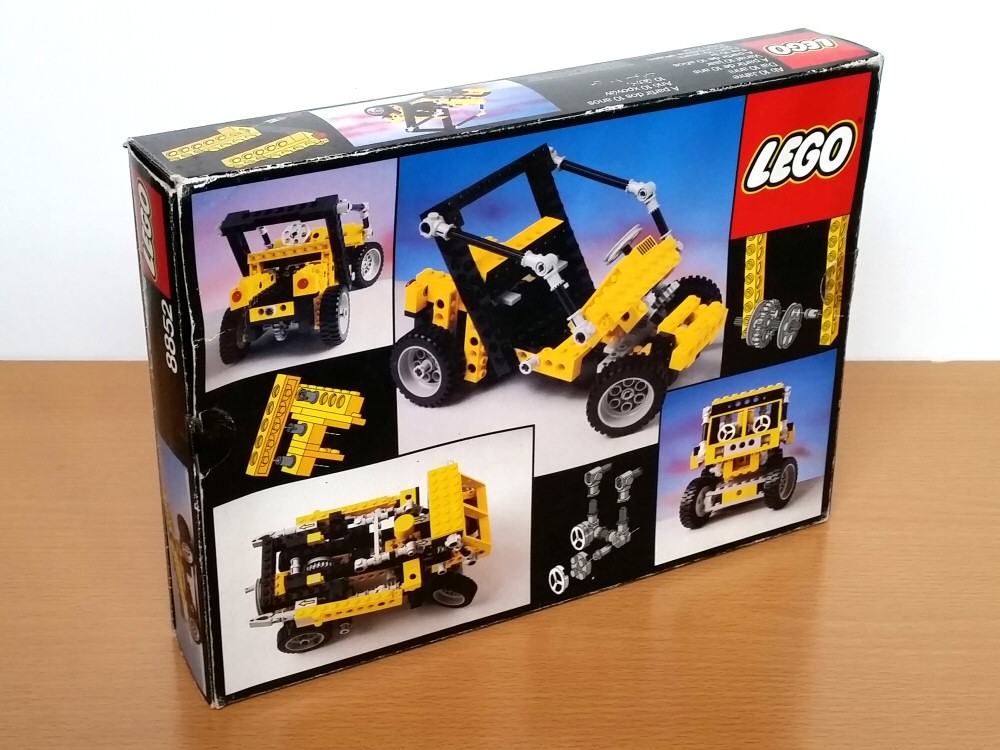 Lego Technic 8852 - boite face arrière