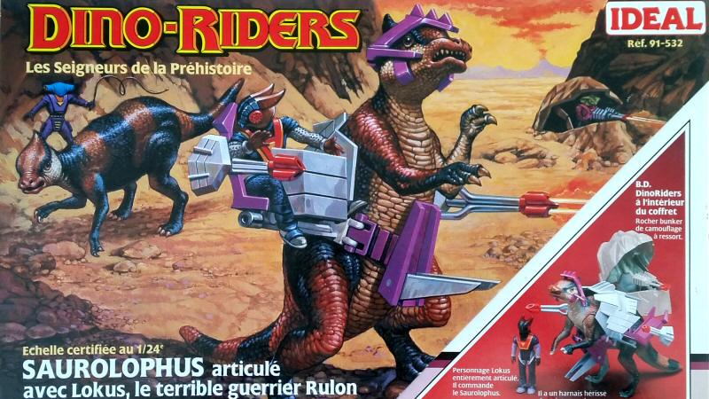 Dino-Riders Saurolophus avec Lokus