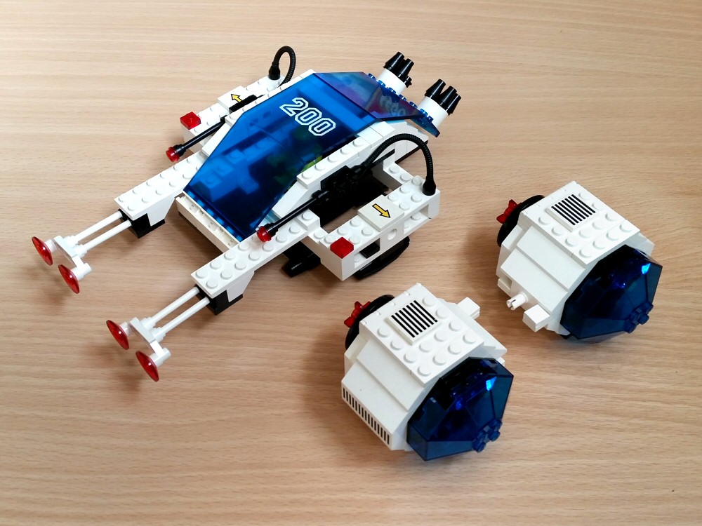Lego Espace Futuron 6932 Stardefender 200 - modules séparés