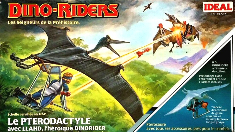 Dino-Riders Ptérodactyle avec Llahd