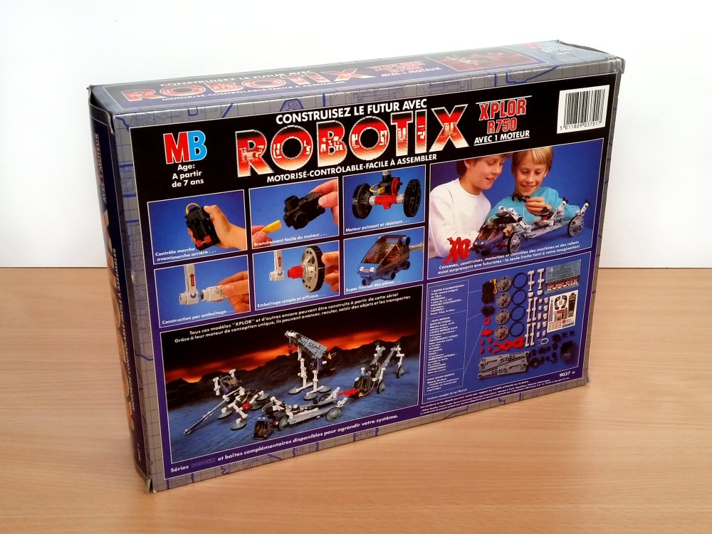 Robotix R750 Xplor - boite française, face arrière