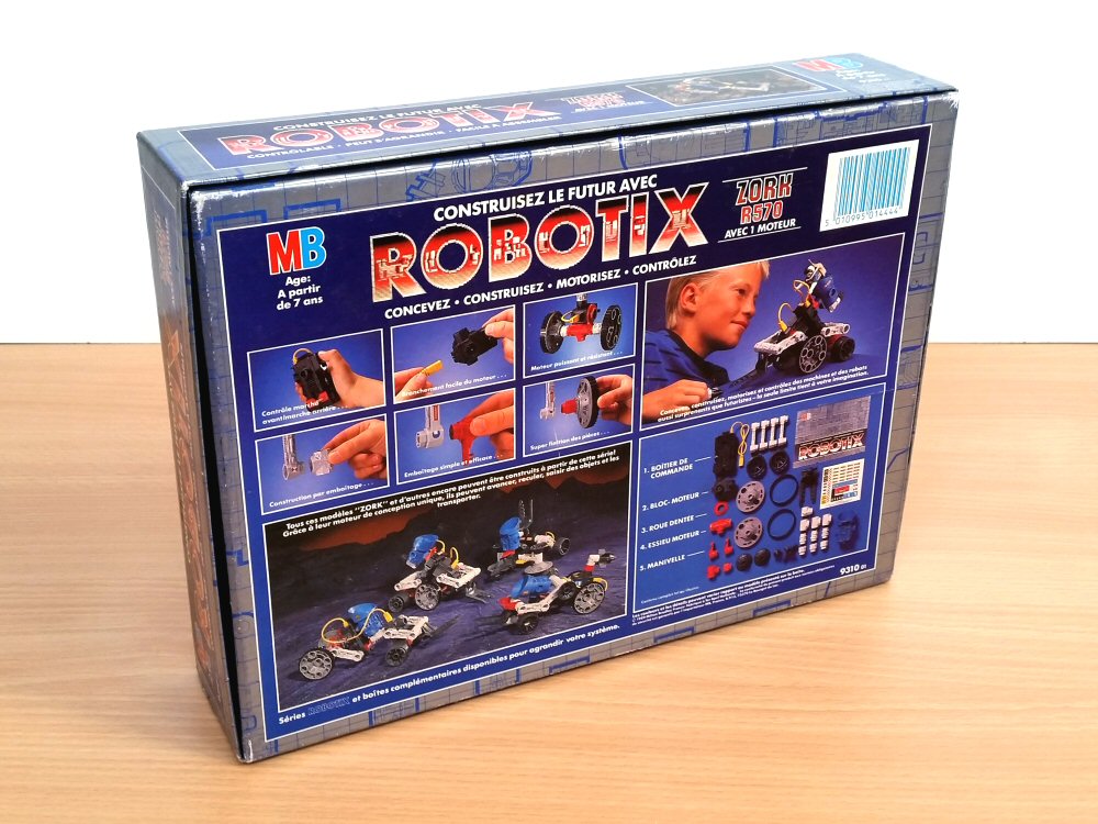 Robotix R570 Zork - boite française, face arrière