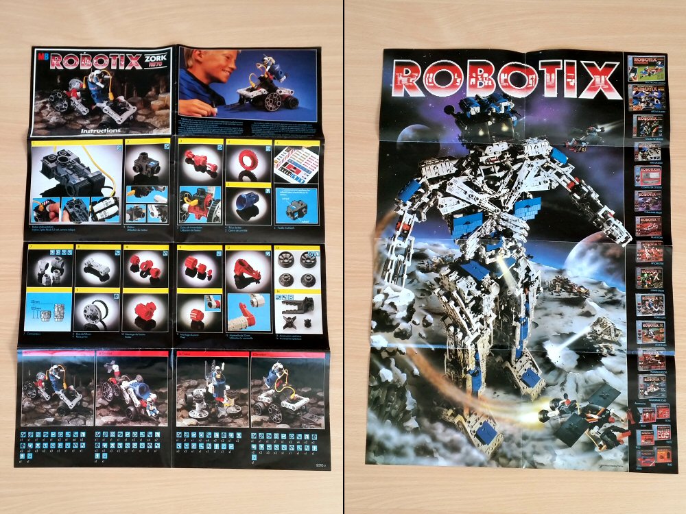 Robotix R570 Zork - notice poster