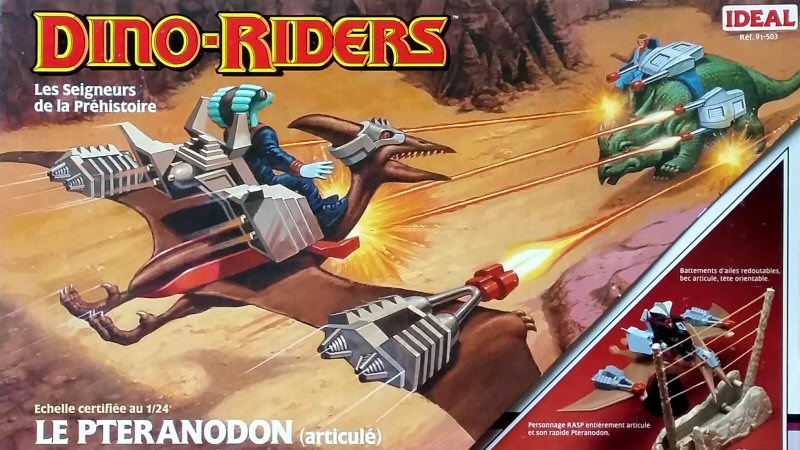 Dino-Riders Ptéranodon avec Rasp