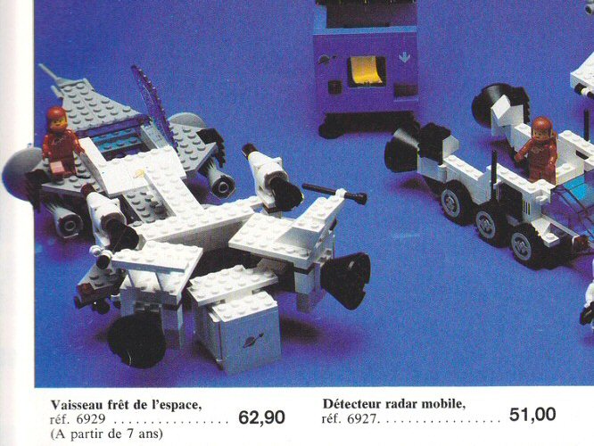 Lego Espace - 6929 - Star Fleet Voyager - Publicité Carrefour 1982