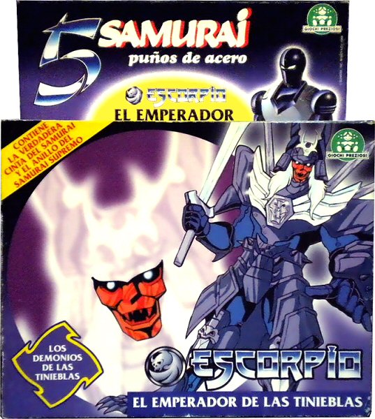 5 Samurai - Espagne - Giochi Preziosi 1991 - Escorpio