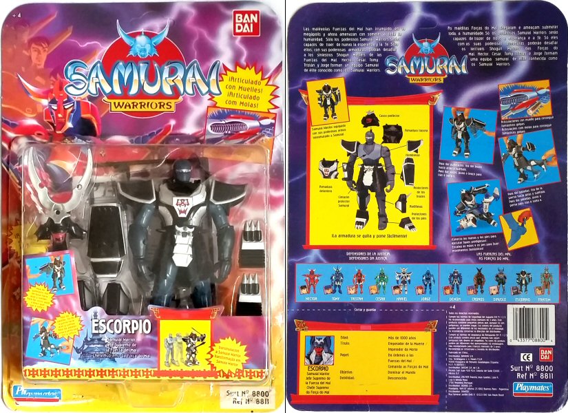Samurai Warriors - Espagne - Playmates 1995 - Escorpio