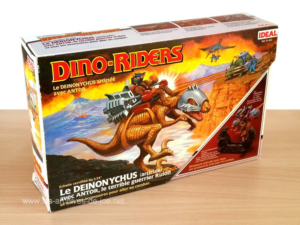 Dino Riders Rulon - Deinonychus - face avant de la boite