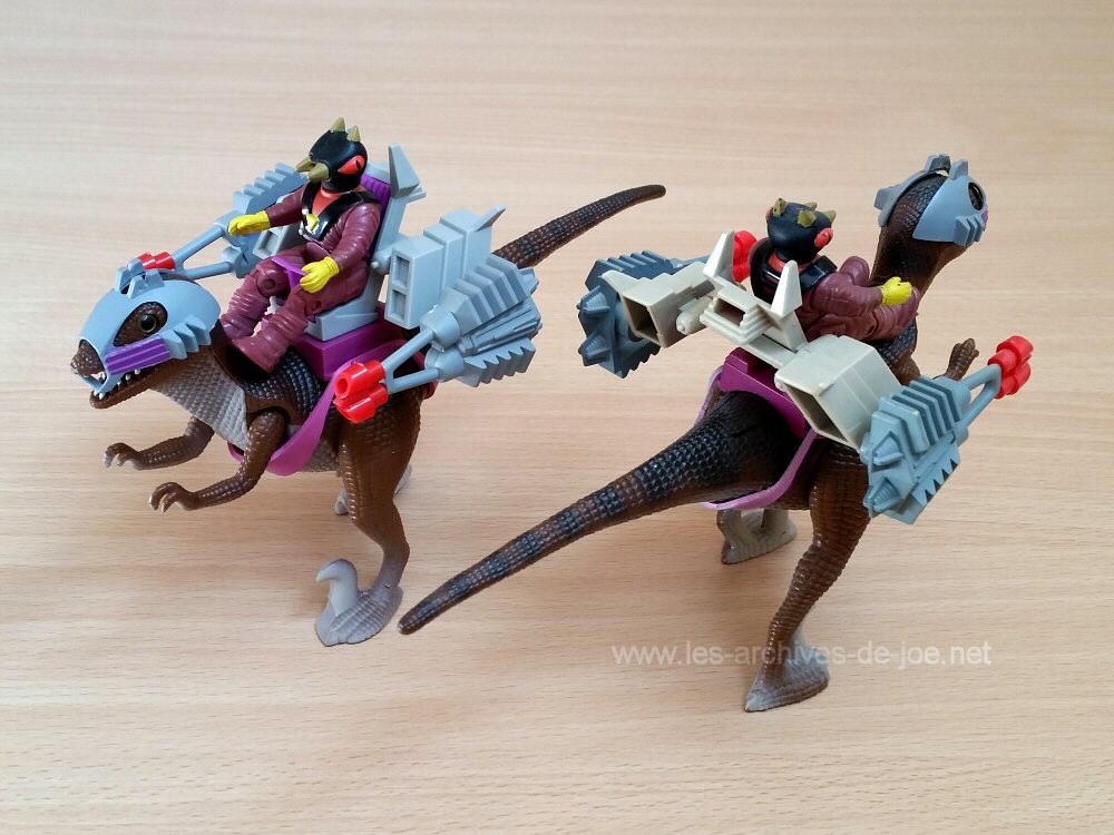 Dino Riders Rulon - Deinonychus - variante de couleur d'armure