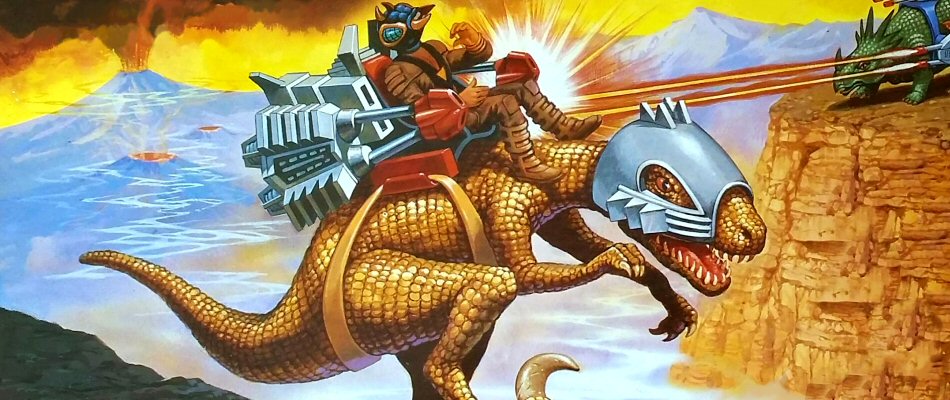 Dino-Riders Deinonychus Rulon avec Antor
