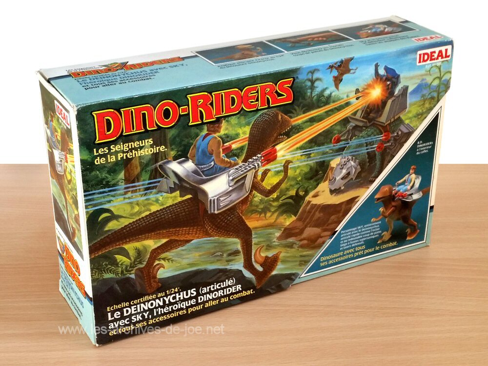 Dino Riders Valorien - Deinonychus - face avant de la boite