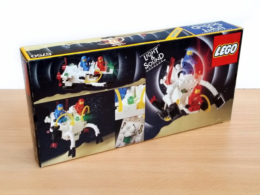Lego Espace - 6750 - Sonic Robot - dos de la boite