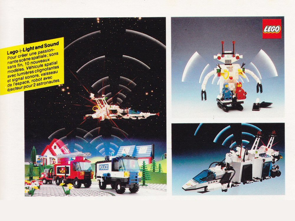 Lego 6890 Sonic Robot - Publicité Joueclub 1986
