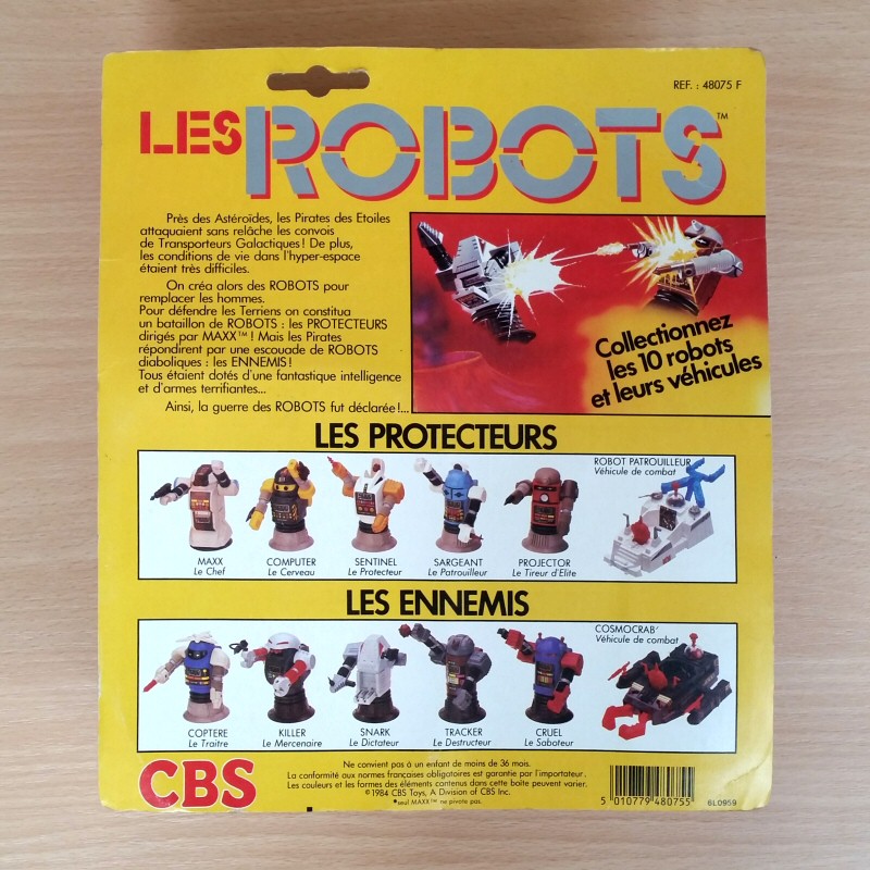 Robo Force Killer (Hun-Dred) blister français - Version A - dos