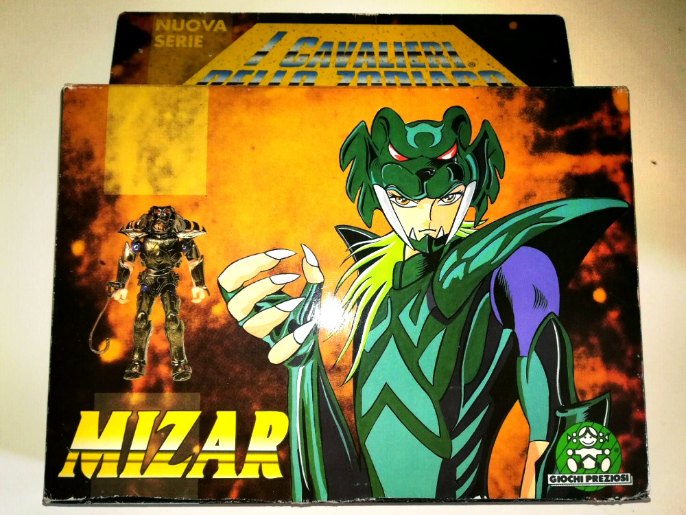 Les Chevaliers du Zodiaque Bandai vintage - Syd de Mizar - Guerrier Divin de Zeta -  Boite italienne