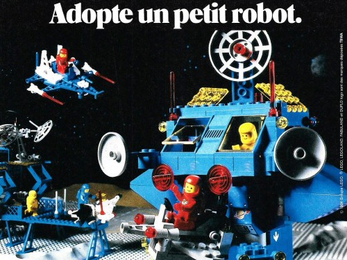 Lego Espace - 6951 - Robot Command Center (1984) - Publicité Journal de Mickey