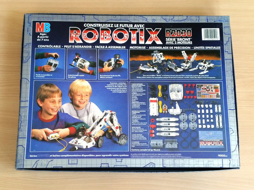 Robotix R2030 Série Bront - boite française, face arrière
