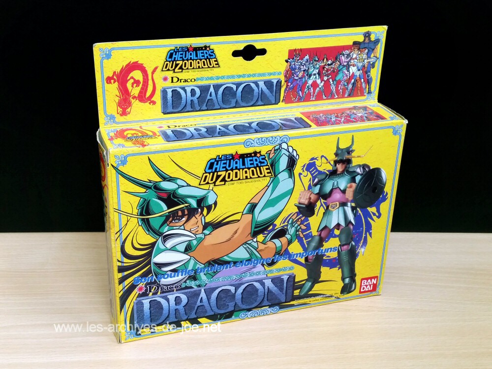 Les Chevaliers du Zodiaque Bandai vintage - Dragon V1 - avant boite FR/JAP
