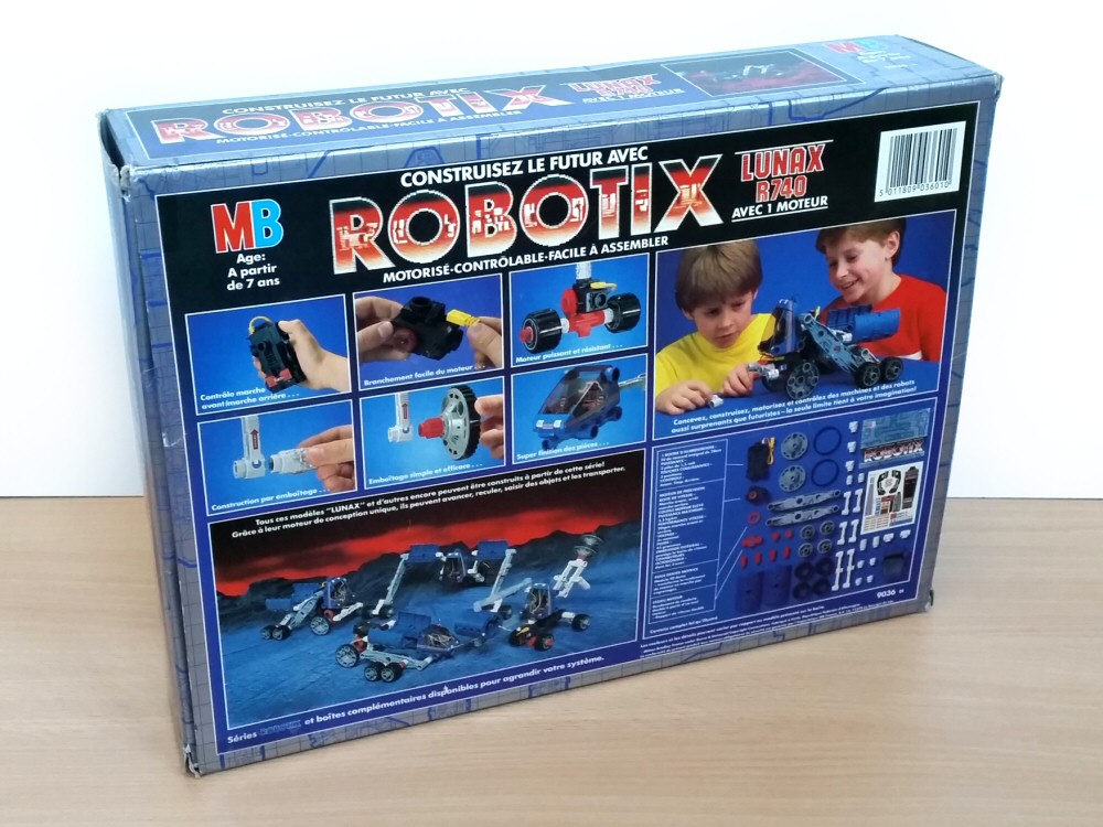Robotix R740 Lunax - boite française, face arrière