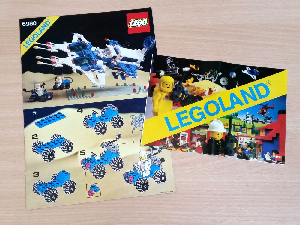 Lego Espace - 6980 - Galaxy Commander - Notice et publicité