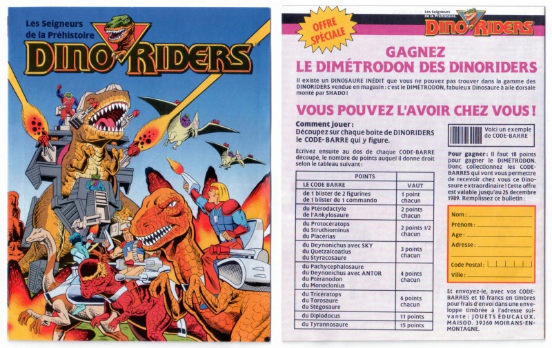 Dino-Riders - Livrets vague 2